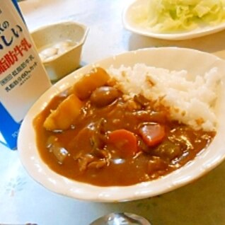 カレーをまろやかにする隠し味＊牛乳